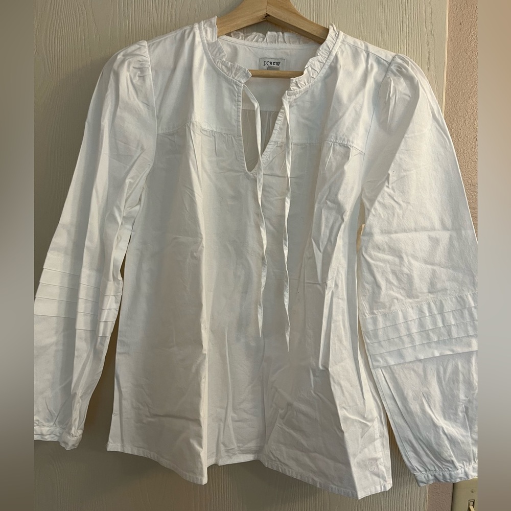JCrew factory new without tags long/bracelet length cotton shirt size small